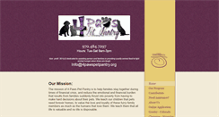 Desktop Screenshot of 4pawspetpantry.org